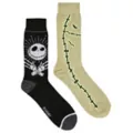 Jack Skellington and Oogie Boogie Crew Socks 2 Pair - The Nightmare Before Christmas at Spencer's
