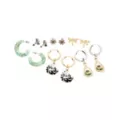 Multi-Pack Jade Frog Assorted Earrings- 6 Pack at Spencer's