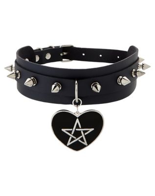 Heathen Spiked Choker – Asmodeus Jewelers