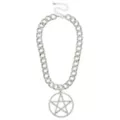 Pentagram Bling Chain Necklace at Spencer's