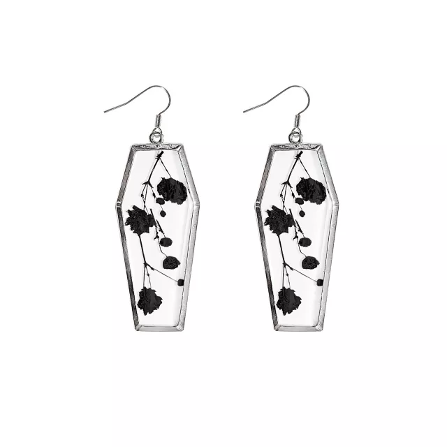 Snapdragon Pressed Flower Dangle Earrings at Spencer's