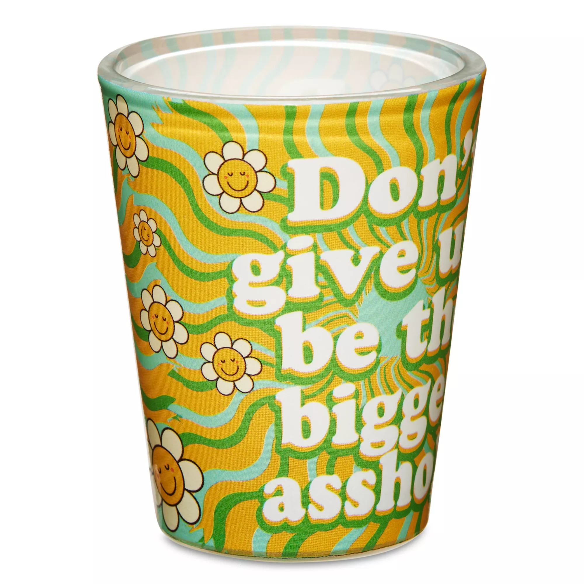 Don't Give Up Shot Glass - 2 oz. at Spencer's
