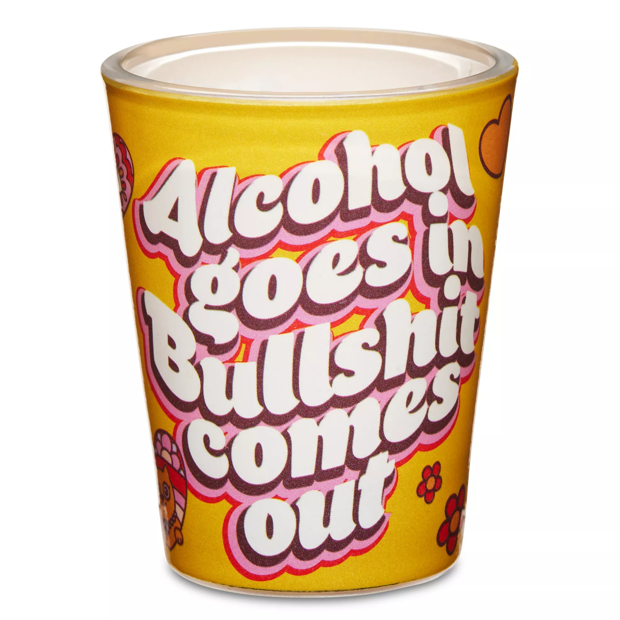 Alcohol In Bullshit Out Shot Glass - 2 oz. at Spencer's