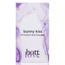 Bunny Kiss 10-Function Dual Massager 8.5 Inch - Hott Love at Spencer's