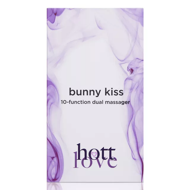 Bunny Kiss 10-Function Dual Massager 8.5 Inch - Hott Love at Spencer's