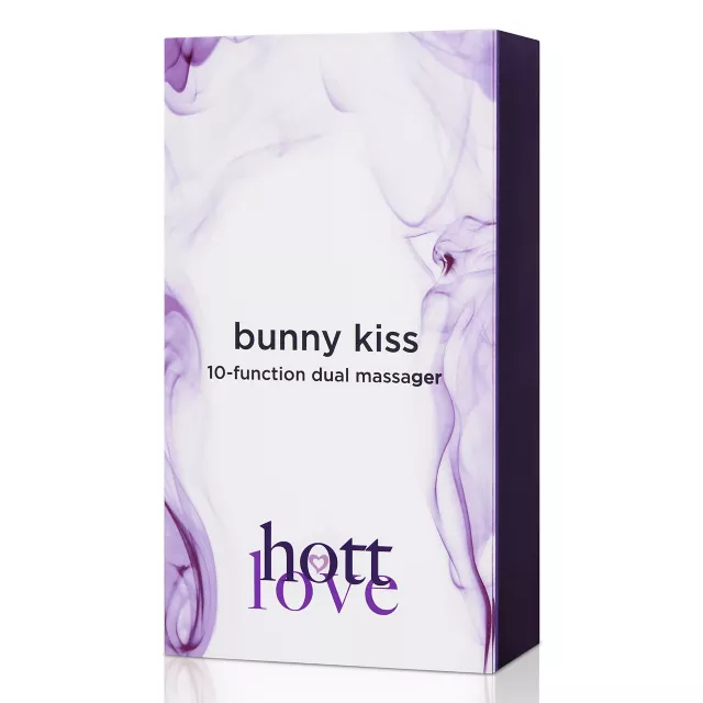 Bunny Kiss 10-Function Dual Massager 8.5 Inch - Hott Love at Spencer's