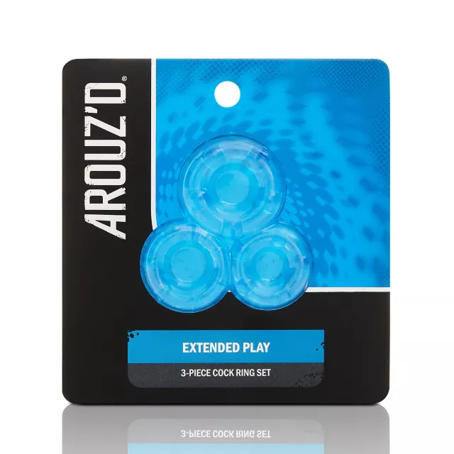 Extended Play Cock Rings 3 Pack - Arouz'd at Spencer's