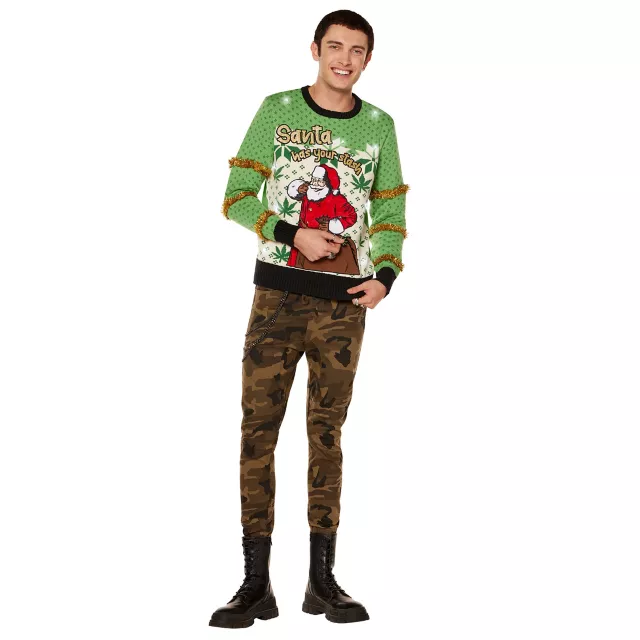 Camouflage ugly christmas sweater best sale