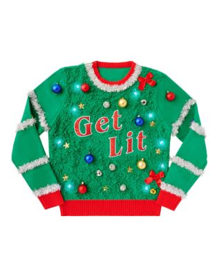 Get Lit Christmas Sweater