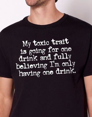 Black Toxic Trait T Shirt - Mr. Underground
