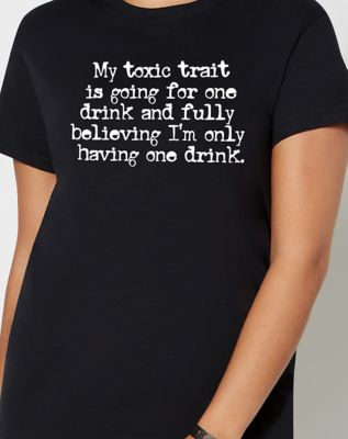 Black Toxic Trait T Shirt - Mr. Underground