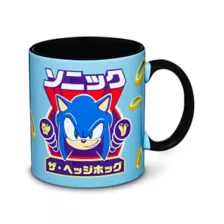 Sonic Kanji Coffee Mug 20 oz.  - Sonic the Hedgehog at Spencer's