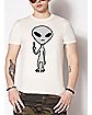 Middle Finger Alien T Shirt