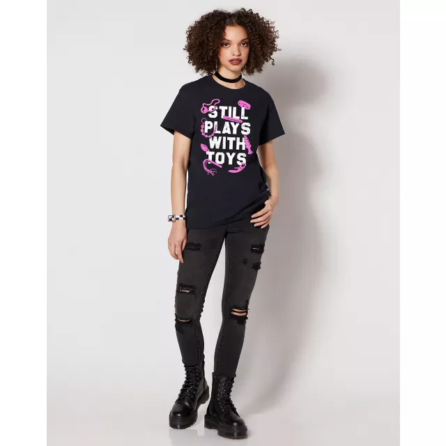Still Play With Toys T Shirt at Spencer's