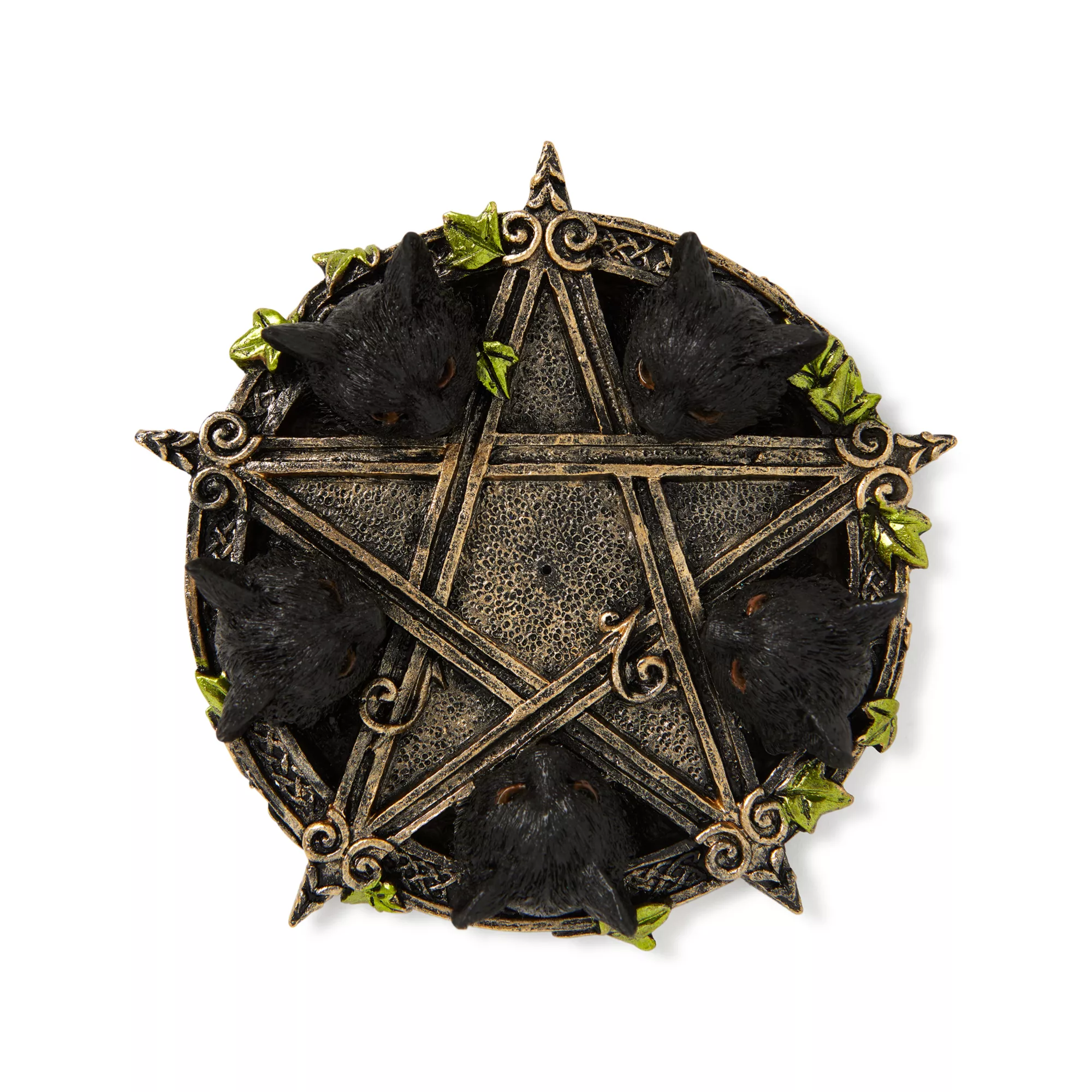 Cat Pentagram Flat Incense Burner at Spencer's