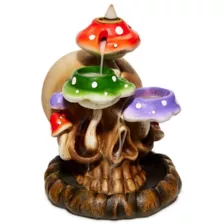 Mushroom Skull Backflow Incense Burner at Spencer's