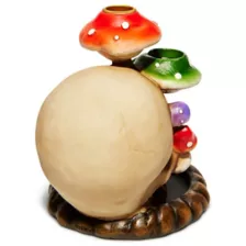 Mushroom Skull Backflow Incense Burner at Spencer's