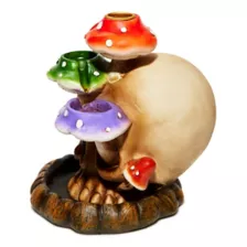 Mushroom Skull Backflow Incense Burner at Spencer's