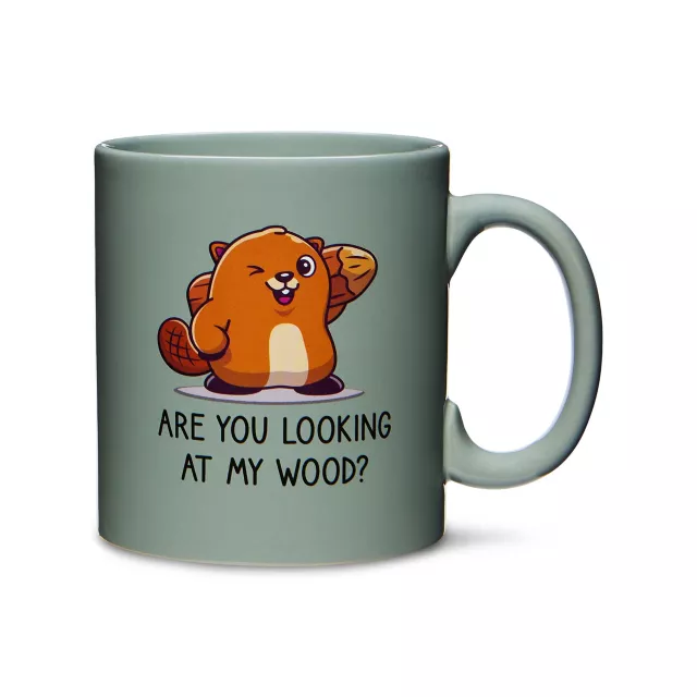 Looking At My Wood Coffee Mug - 20 oz. at Spencer's