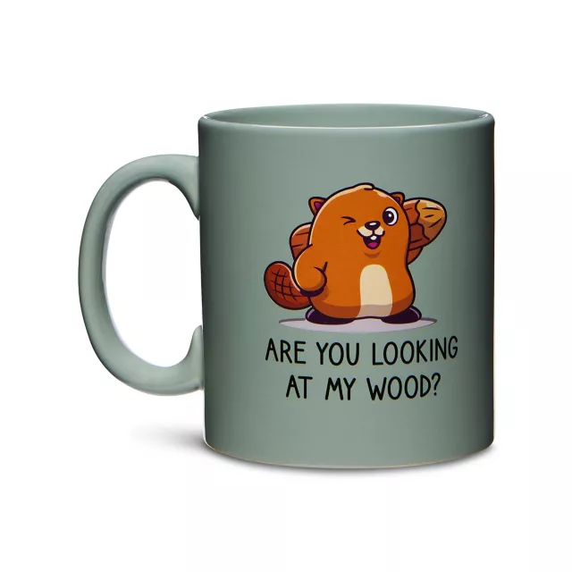 Looking At My Wood Coffee Mug - 20 oz. at Spencer's