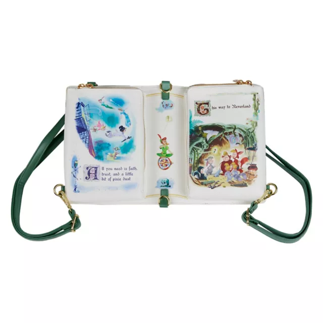 Loungefly Reversible Peter Pan Mini Book Bag at Spencer's