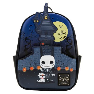 Loungefly the nightmare before christmas halloween town 2025 map mini backpack