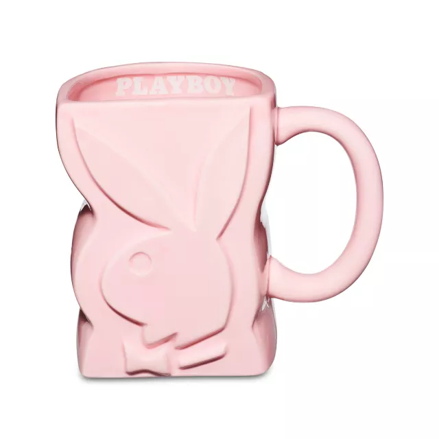 Pink Playboy Bunny Molded Coffee Mug - 23 oz. at Spencer's