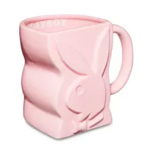 Pink Playboy Bunny Molded Coffee Mug - 23 oz. at Spencer's