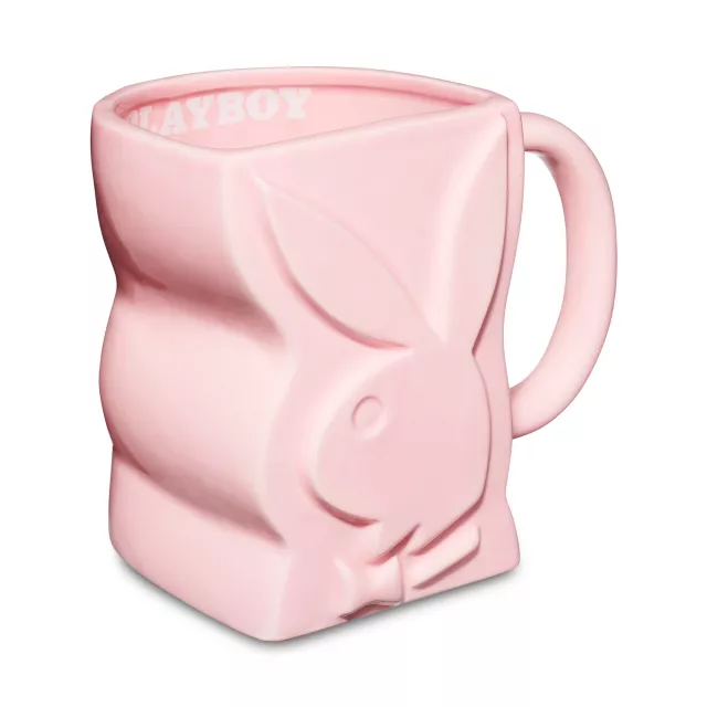 Pink Playboy Bunny Molded Coffee Mug - 23 oz.