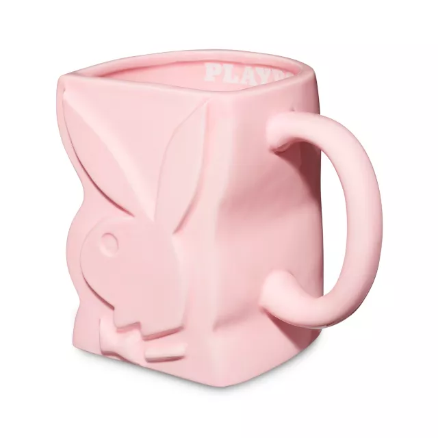 Pink Playboy Bunny Molded Coffee Mug - 23 oz.