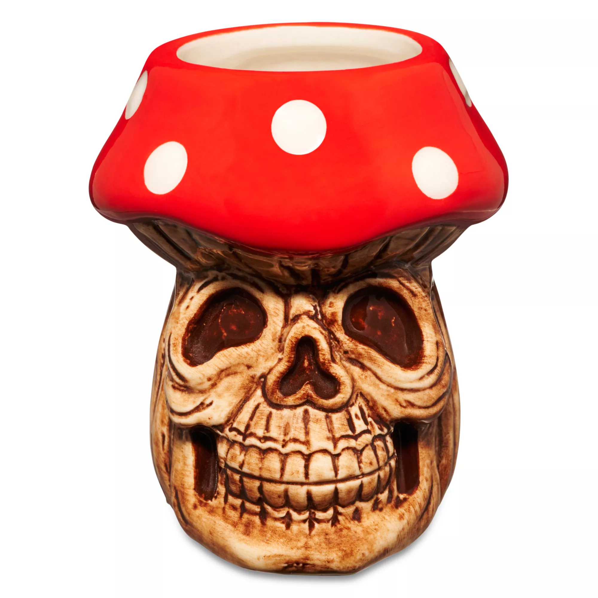 Mushroom Skull Shot Glass - 2 oz. at Spencer's
