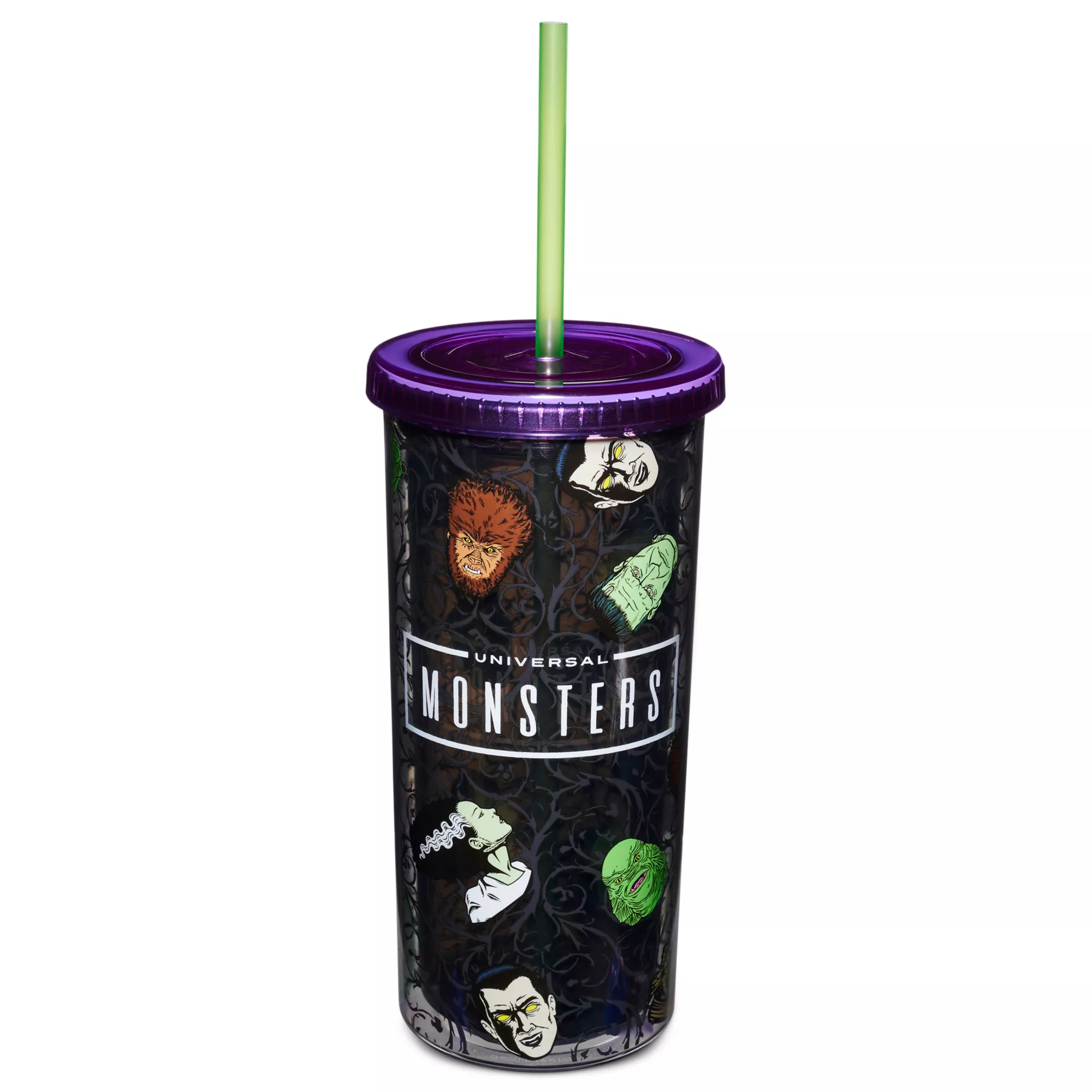 Universal Monsters Cup with Straw 20 oz. - Universal Monsters at Spencer's