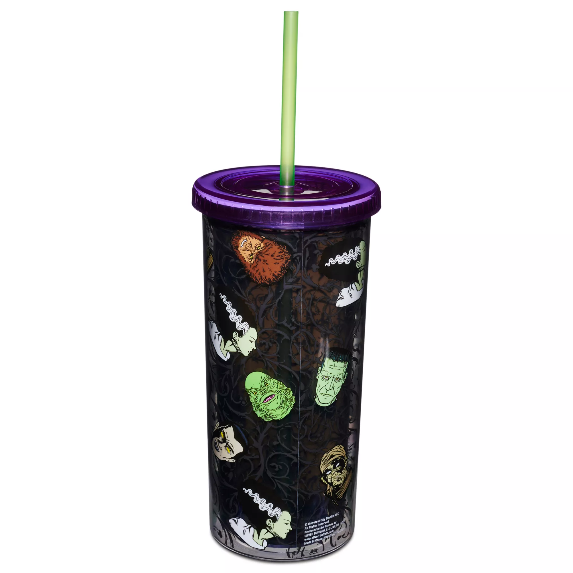 Universal Monsters Cup with Straw 20 oz. - Universal Monsters at Spencer's