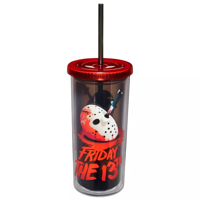 Friday the 13th Cup with Straw 20 oz. - Friday the 13th at Spencer's