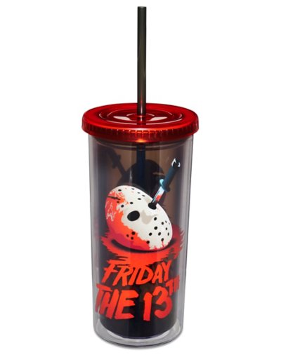 Friday the 13th Cup with Straw oz. - Friday the 13th
