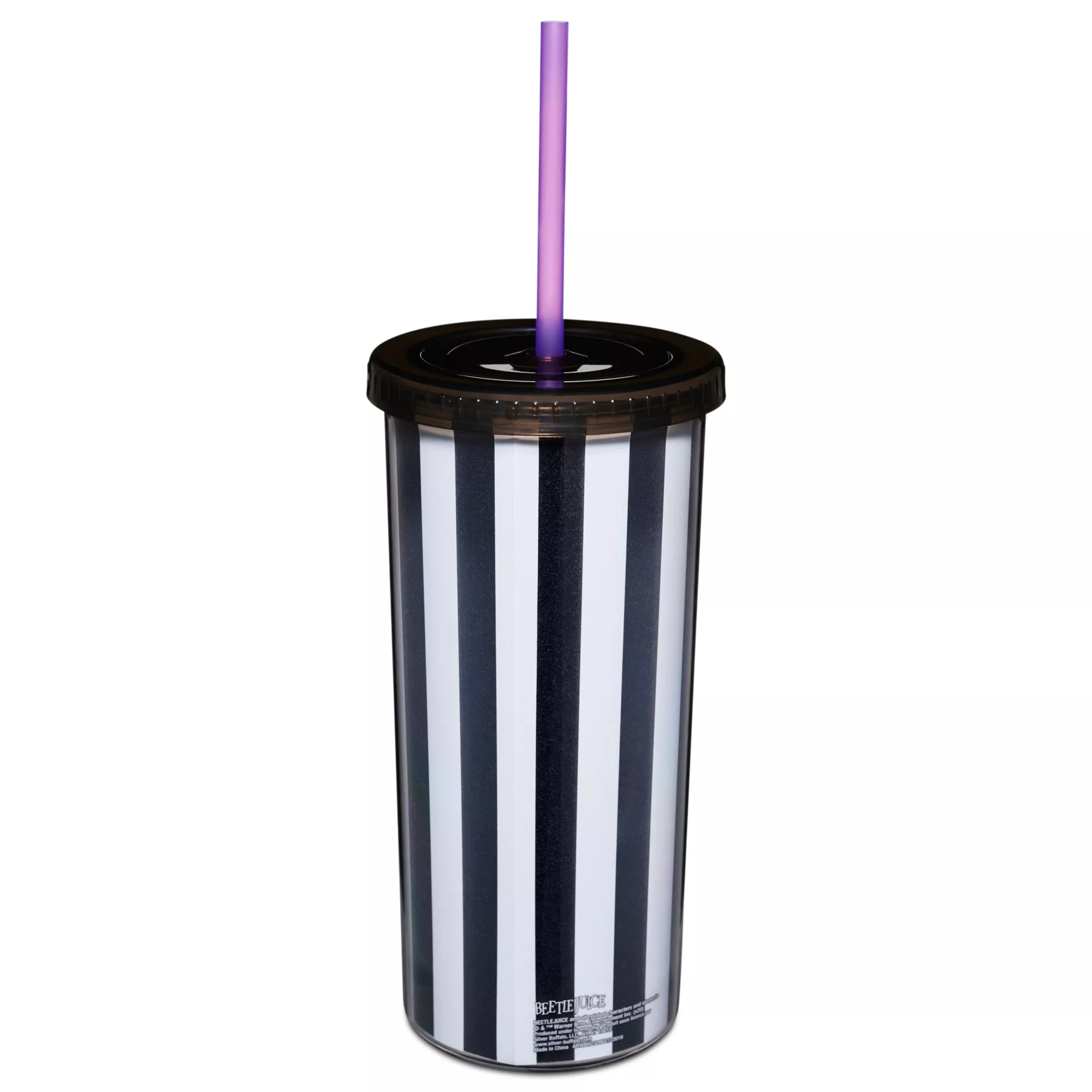 Strange and Unusual Cup with Straw - Beetlejuice at Spencer's
