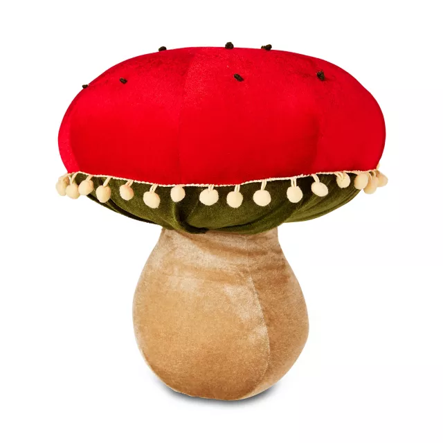 Velvet Mushroom Pillow at Spencer's