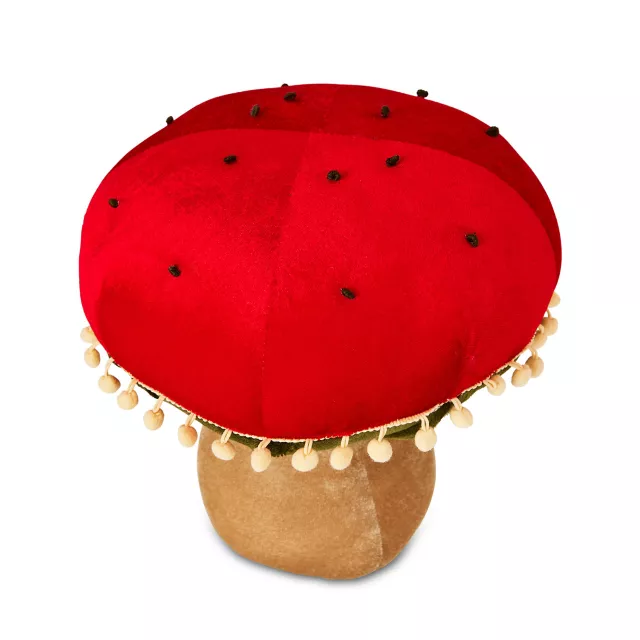 Velvet Mushroom Pillow at Spencer's
