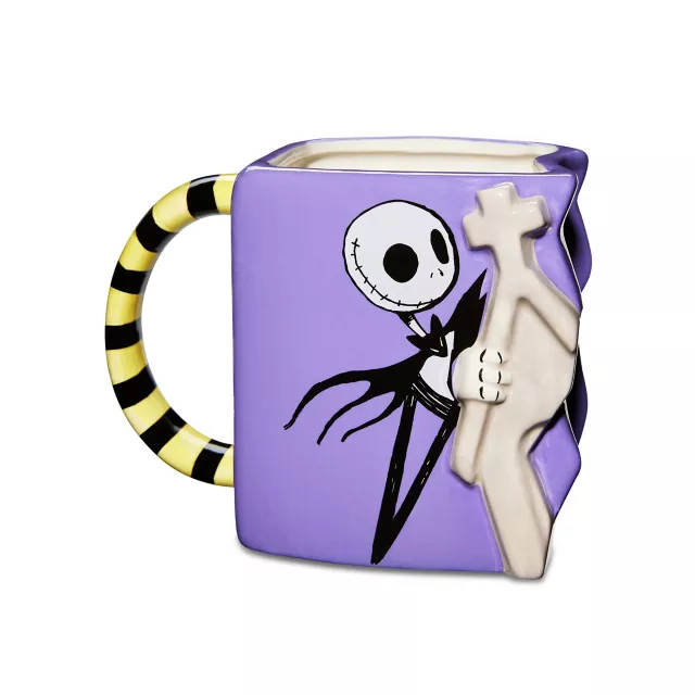 Jack Skellington and Sally Molded Coffee Mugs 22 oz. 2 Pack - The Nightmare Before Christmas at Spencer's