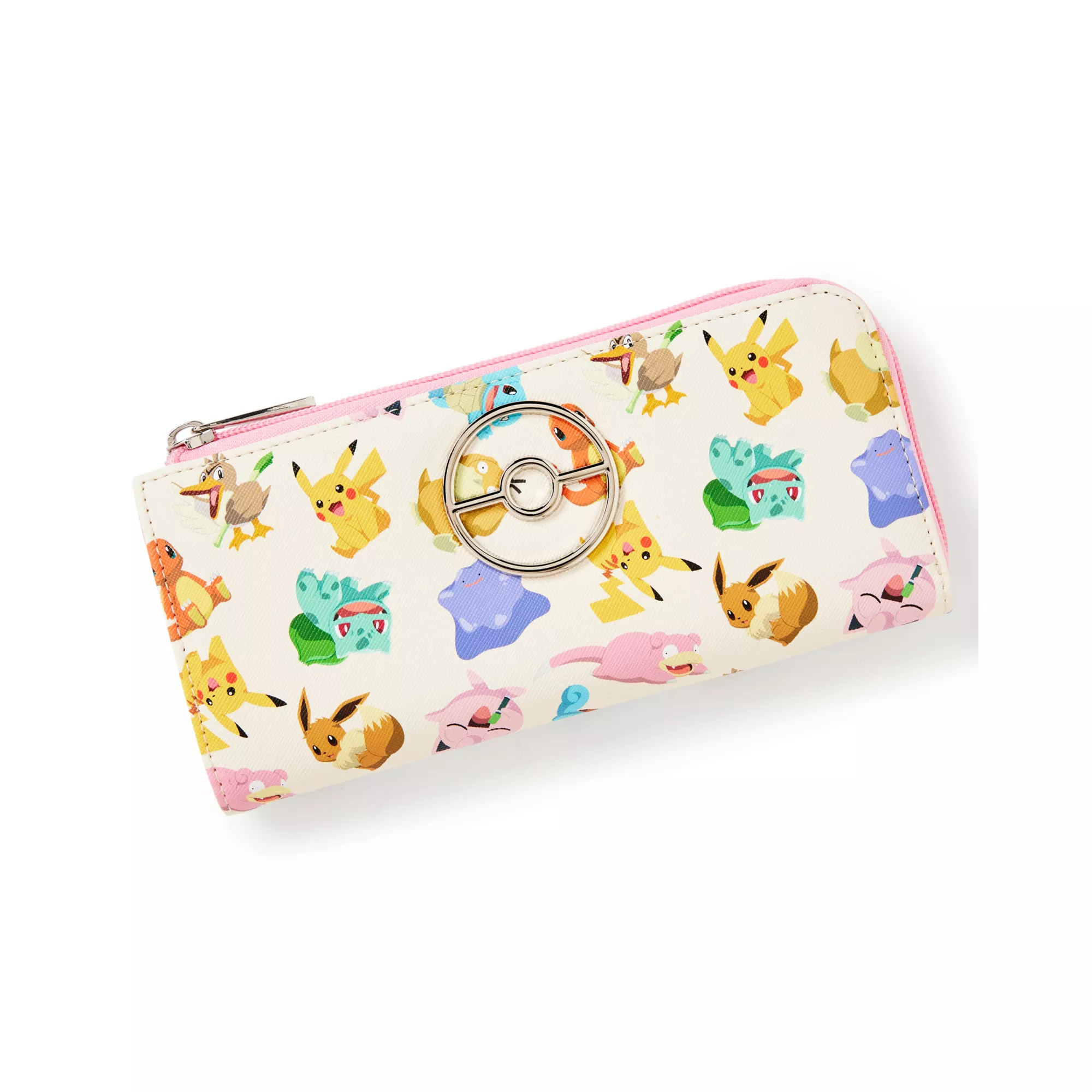 Pokémon Characters Badge Zip Wallet at Spencer's