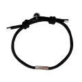 Multi-Pack Pink and Black Cord Long Distance Bracelets - 2 Pack at Spencer's