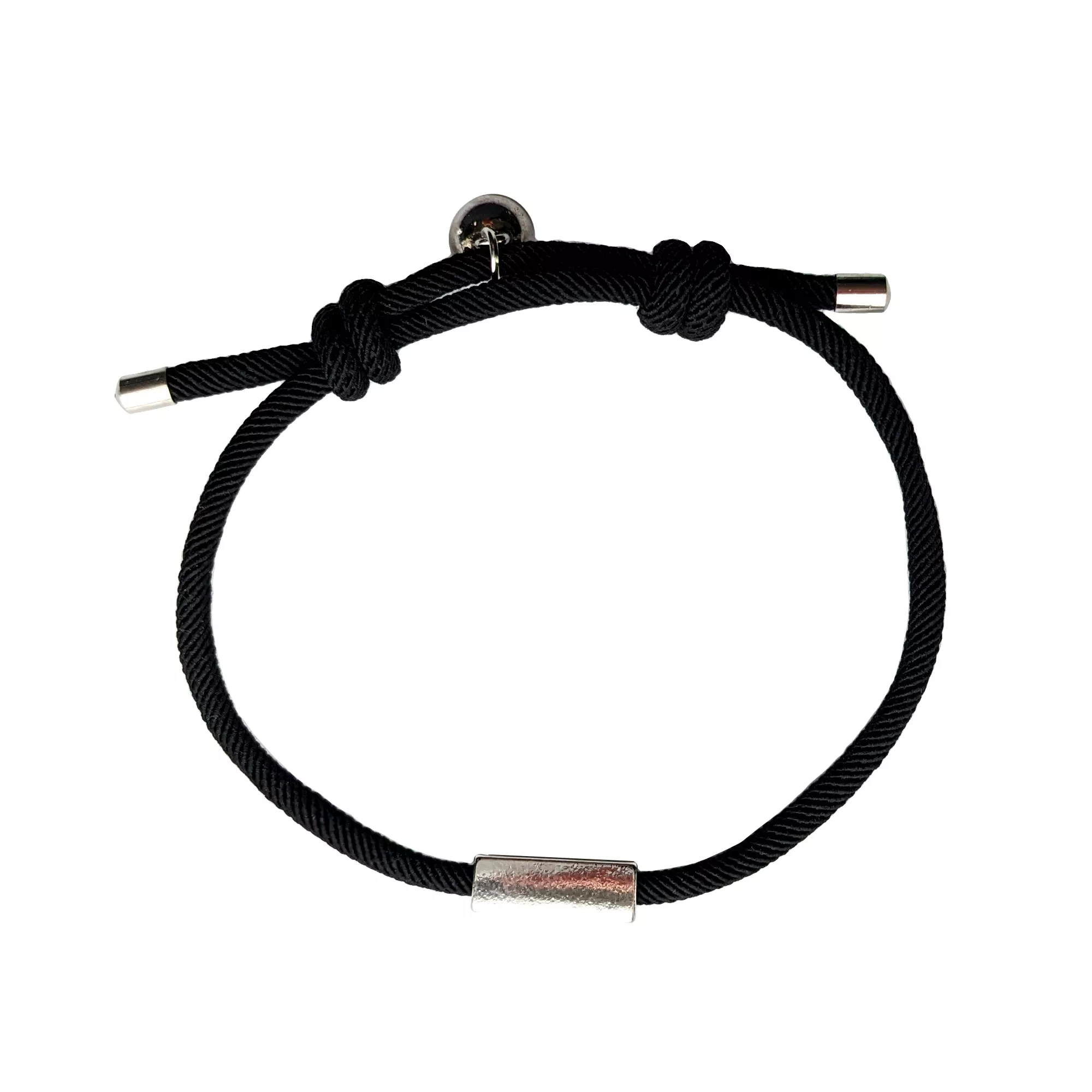 Pink and Black Cord Long Distance Bracelets - 2 Pack at Spencer's