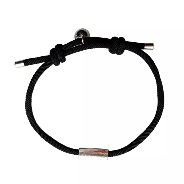 Multi-Pack Pink and Black Cord Long Distance Bracelets - 2 Pack at Spencer's