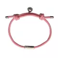 Multi-Pack Pink and Black Cord Long Distance Bracelets - 2 Pack at Spencer's