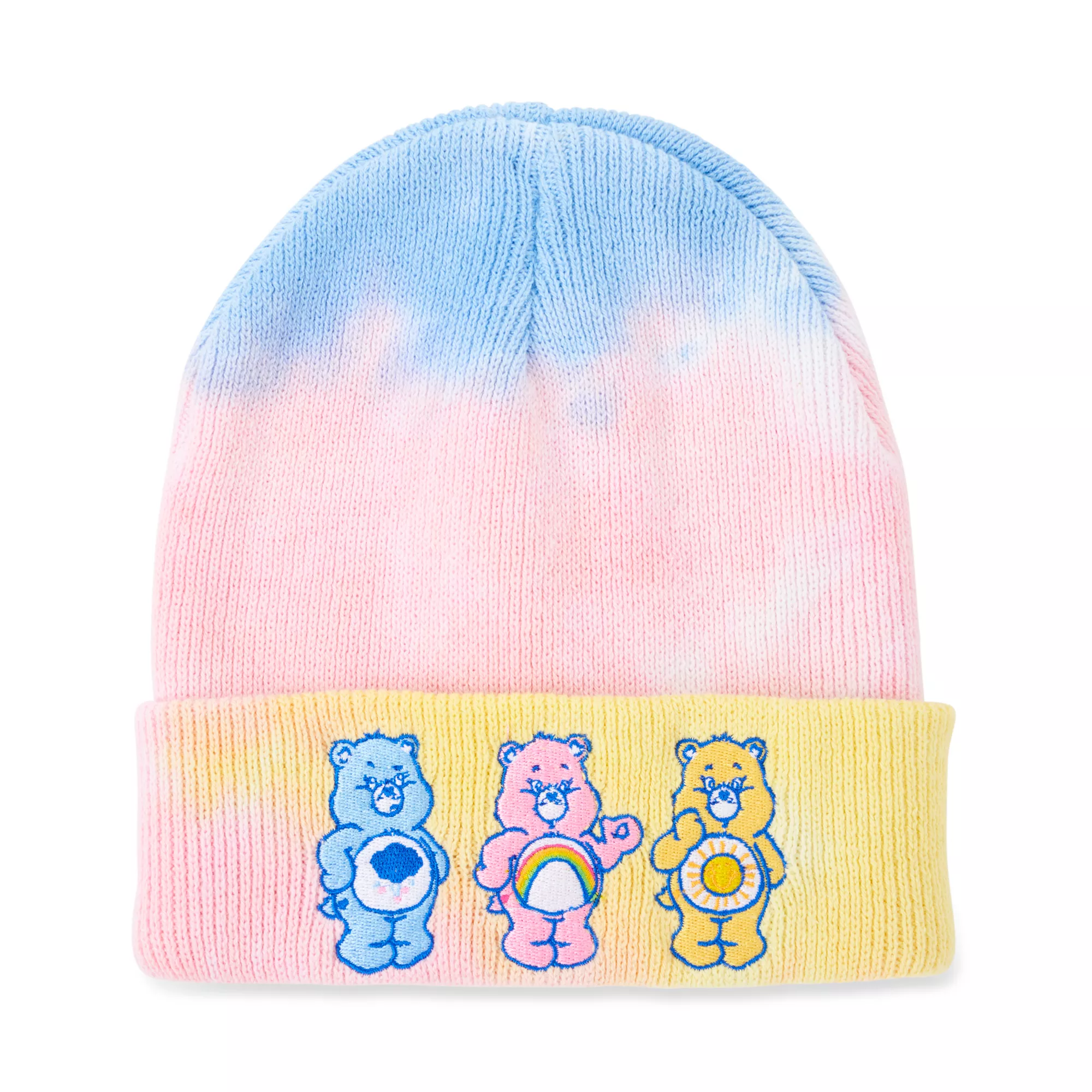 Care Bears Tie Dye Cuff Beanie Hat at Spencer's