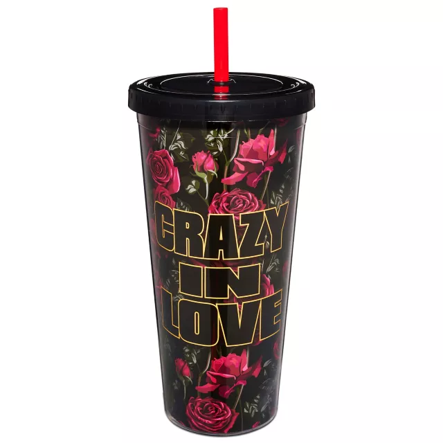 Crazy In Love Chucky and Tiffany Cup with Straw - 20 oz. at Spencer's