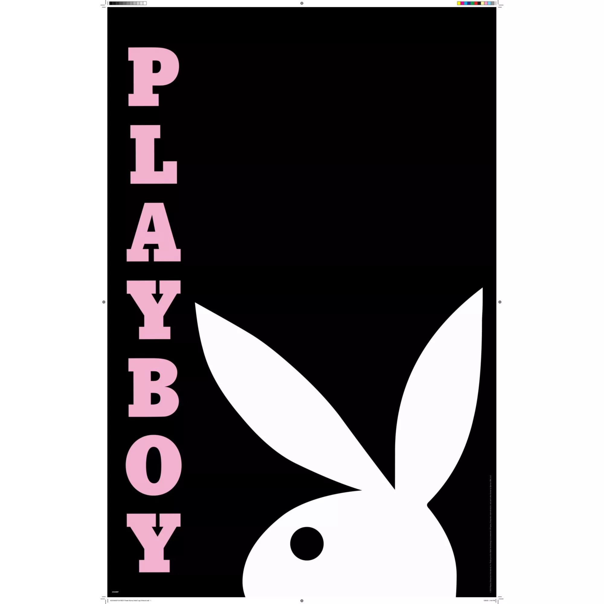 Playboy Rabbit Head Poster