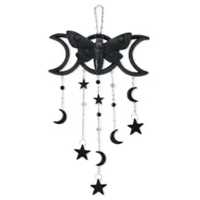 Black Resin Moth Hanging Decoration at Spencer's