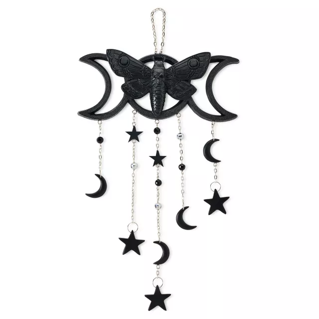 Black Resin Moth Hanging Decoration at Spencer's