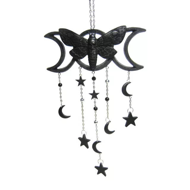 Black Resin Moth Hanging Decoration at Spencer's
